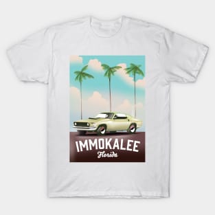 Immokalee Florida Muscle car travel poster T-Shirt